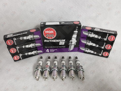 NGK RUTHENIUM HX Spark Plugs Set of 6 FOR LEXUS IS350 GS350 IS300 RC300 RX350 - Picture 5 of 6