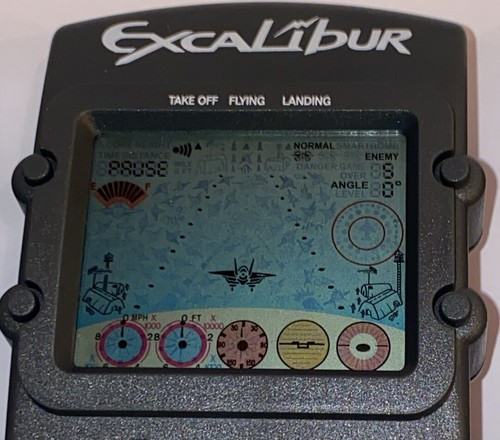 EXCALIBUR FLIGHT SIMULATOR gioco elettronico funzionante in scatola con istruzioni 381-F - Foto 4 di 6