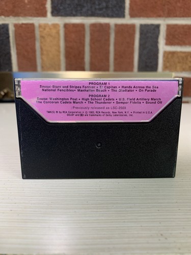 Great Sousa Marches Morton Gould and Symphonic Band Cassette Tape - Picture 3 of 3