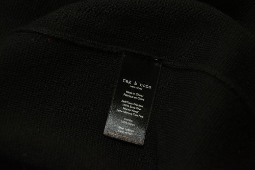 NEW Rag & Bone Relaxed Fit Midweight Sweater in Black - Size M/L $550 #S1998 - Picture 9 of 9