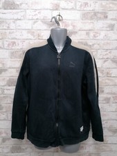 Puma Clyde Full Zip Track Jacket Men's Size UK Large - zip pockets. 