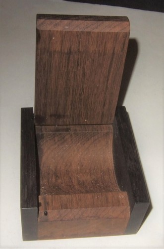 Mid Century Modern Holz Schmuckschatulle eleganter Stil tolle Optik - Bild 11 von 12