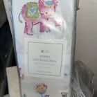 2 Pottery Barn Kids Vienna elephant fitted sheets crib New