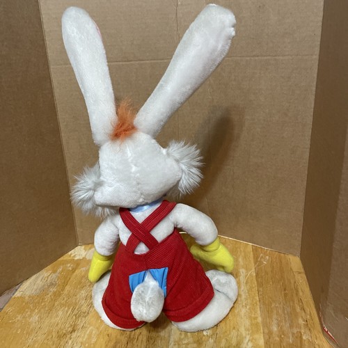 Vintage Stand-up Roger Rabbit Plush Disney Tag 1987 Who Framed Roger Rabbit - Picture 8 of 11