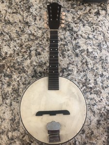 Antique-Vega-Style-8-String-Banjo-Mandolin-w-Case