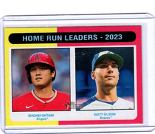 2024 Topps Heritage Home Run Leaders Shohei Ohtani Matt Olson #307