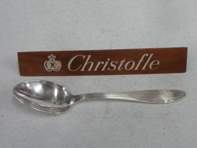 Christofle Drancy Spoon A Dessert T: 18.00cm - Very Beautiful Condition Christofle Drancy Spoon A Dessert T: 18.00cm - Very Beautiful Condition