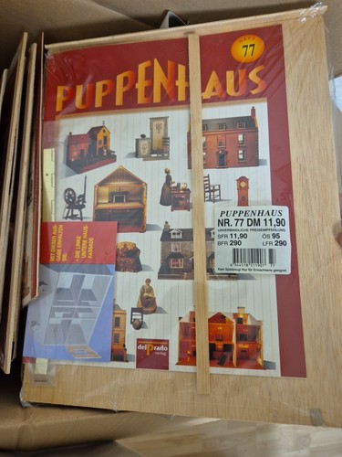 Del Prado Puppenhaus rote Serie NEU / OVP / Maßstab 1:12 KOMPLETT-SET Alle Hefte - Bild 13 von 14