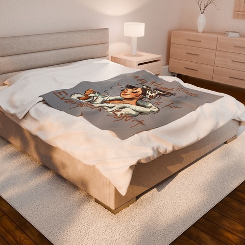 My Alone Time Is For Everyone's Safety Mother's Day Velvet Plush Blanket 60x80 - Picture 20 of 25