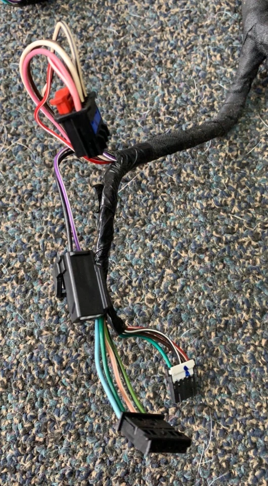 07-08 GMC ACADIA SATURN OUTLOOK COLUMNA DE DIRECCIÓN ARNÉS DE CABLES 25801194 USADO OEM Foto 4 de 4