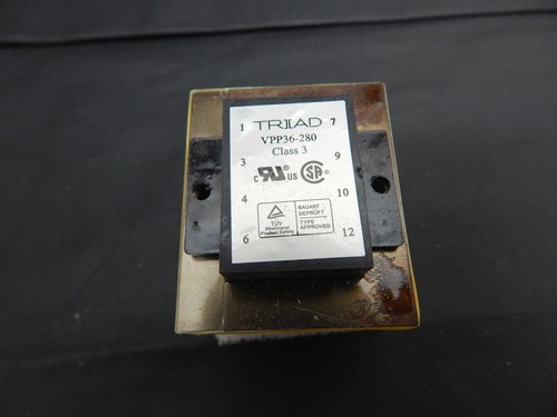 TRIAD VPP36-280 230/115VAC TO 36V CT 0.28A, 18V 0.56A 10VA PC MOUNT TRANSFORMER - Picture 1 of 7