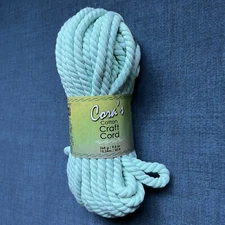 Pepperell Braiding Company COTTON CRAFT CORD MINT GREEN, 50 Ft.