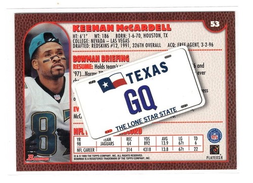 1999 Bowman Football Singles *You Pick* Base, Rookies, Parallel - Nrmt-Mt - Picture 441 of 501