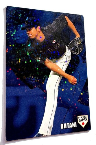 Shohei Ohtani Baseball Chips Card WBC JAPAN Holo Calbee Japan 2016 SJ-07 - Picture 3 of 5