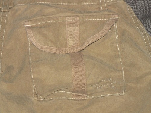 HORNY TOAD & CO Womens Sz 2 Khaki Tencel Roll Cuff Capri Crop Pants Capris EUC - Picture 5 of 7
