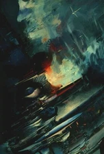 #24 John Berkey Fantasy/Sci-Fi Trading Card