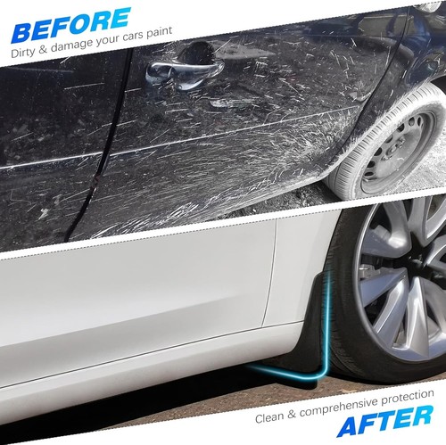 4Pcs Car Mud Flaps Splash Guards Fender Mudguards Front Rear Universal Car S1 - Picture 7 of 9