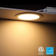 6-Pack 6 Inch LED Recessed Lighting with Junction Box, 2700K-5000K Selectable