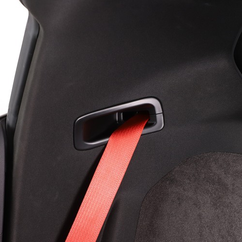 Matte Black Safety Belt Base Frame Trim Decorative Cover For Corvette C8 2020-24 - Picture 4 of 12