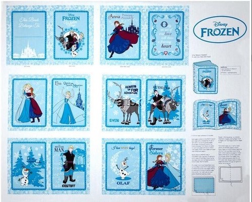 Disney Frozen Sisters Forever Anna's Friends Soft book Frames Book fabric Elsa - Afbeelding 1 van 5
