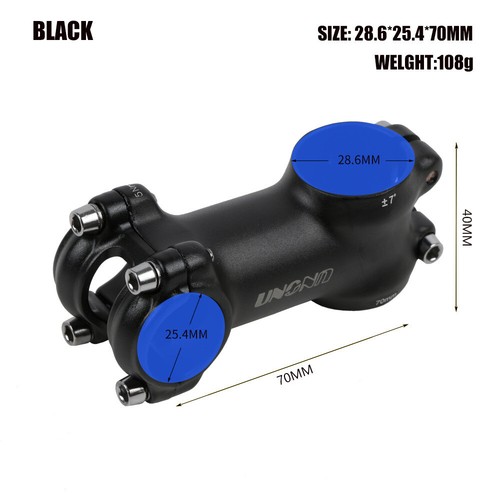 UNO 7° 17° 35° Bike Stem 25.4*60-135mm Bicycle Handlebar Stem MTB Accessories - Picture 18 of 58