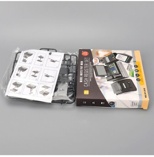 Mini Supermarket POS Cash Register Toy, Dollhouse Scene Prop, Pretend Play Model - Picture 4 of 9