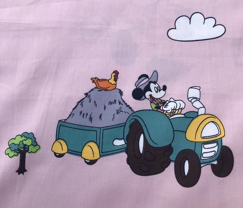 Cute Mickey Minnie Mouse Disney Cotton.Soft Kids Quality Cotton, Pink Color. BTY - Picture 3 of 7