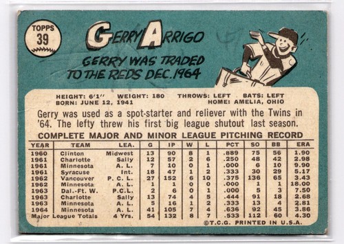 1965 Topps Baseball Singles (1-598) PICK YOUR OWN (EX-Poor) - Picture 12 of 220