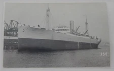 Steamship Steamer STEEL TRADER real photo postcard RPPC