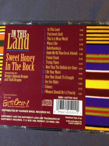 In This Land by Sweet Honey in the Rock (CD, Sep-1992, EarthBeat) - Picture 2 of 2