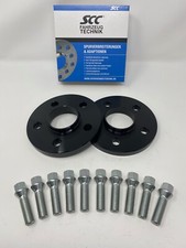 24mm 2x12mm Spurverbreiterung SCC für BMW 5x112 66,6 + Radschrauben Spurplatten