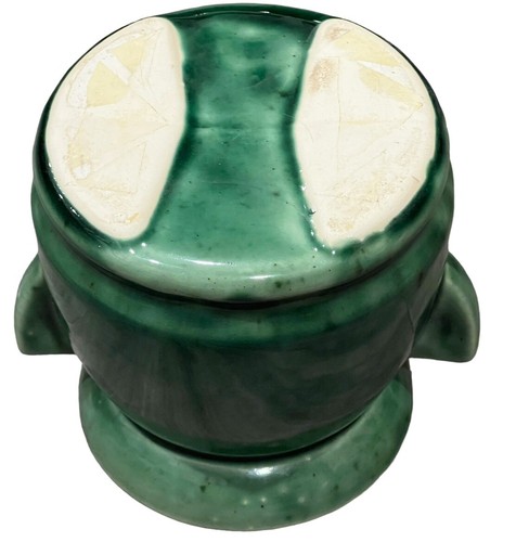 Green Crock Two Handled in Excellent Used Condition 5”T x 6”W - Picture 7 of 7