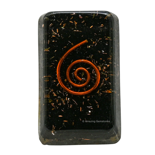 Schungit Rechteck Orgon Handy Aufkleber (2er Pack) - Bild 2 von 8