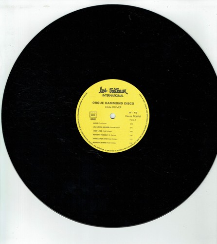 33 tours Eddie DRIVER Disque Vinyle LP 12" ORGUE HAMMOND DISCO - TRETEAUX 6448 - Picture 3 of 4