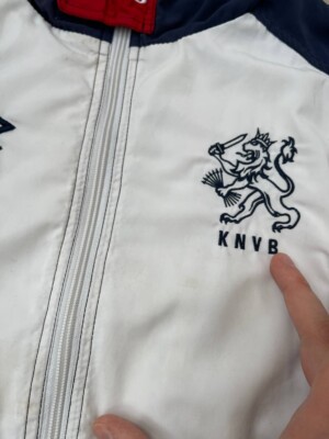 90年代　オランダ代表　トラックジャケット　XL 🇳🇱Nederlands (Model) 1990 Track Jacket この1990年W杯で着用された