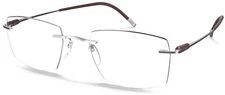 Silhouette eyeglass Purist Energetic Beetroot 56MM-19MM-145MM 5561-LF-6560-56MM*