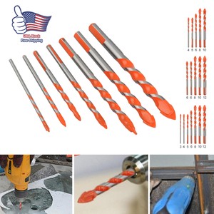 5Pcs Ultimate Drill Bits Twist Drill Head Wall Ceramic Glass Punching Hole Working Set Blue 5Pcs Ultimate Drill Bits Twist Drill Head Wall Ceramic Glass Punching Hole Working Set Blue