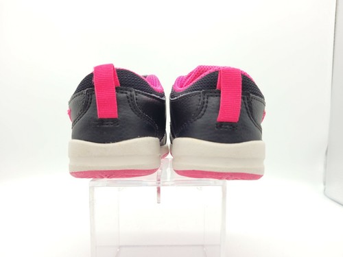 Nike Girls Low Top Sneakers Kids Size 4.5C Pink Black Youth Pico 4 Shoes + Bonus - Picture 6 of 10