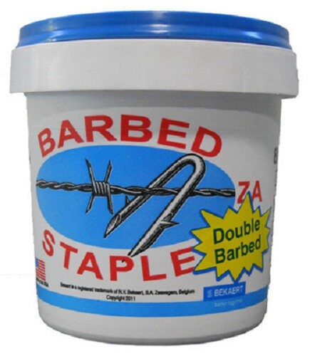 Bekaert 187244 8 lb 1.75" Double Barbed Fence Staples - Picture 1 of 2
