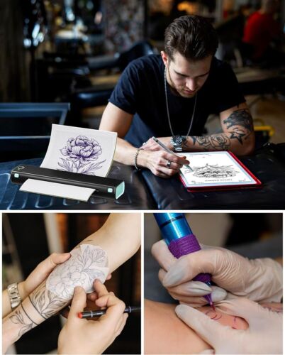 Phomemo M08F Tattoo Stencil A4Drucker Tattoo Transfer Drucker Thermal Stencil - Bild 5 von 27