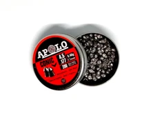 APOLO CONIC 200 Count HYBRID POINTED / DOMED 4.5mm .177 Caliber Airgun Pellets