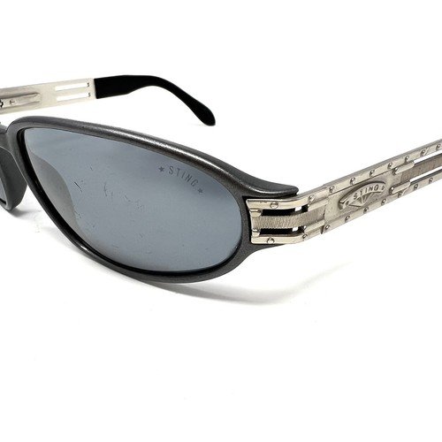 Sting Man Motorbike Biker 4237 579 Vintage Occhiali Sole Sunglasses - Picture 4 of 11