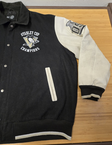 Pittsburgh Penguins NHL 3x Stanley Cup Champions Men's G-III Jacket Size 3XL - Picture 2 of 15