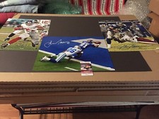 Tiki Barber-Amani Toomer-Jeremy Shockey Signed 16x20 Photos-BAS/JSA Witnessed