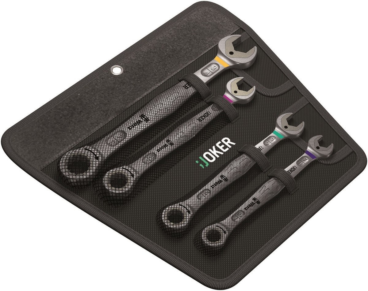 Wera Joker Combination Ratcheting Wrench Set Imperial 4