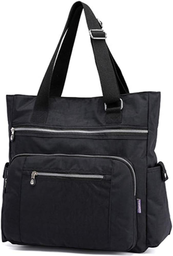 Multi Pocket Nylon Totes Handbag Large Shoulder Bag Travel Purse Bags for Women