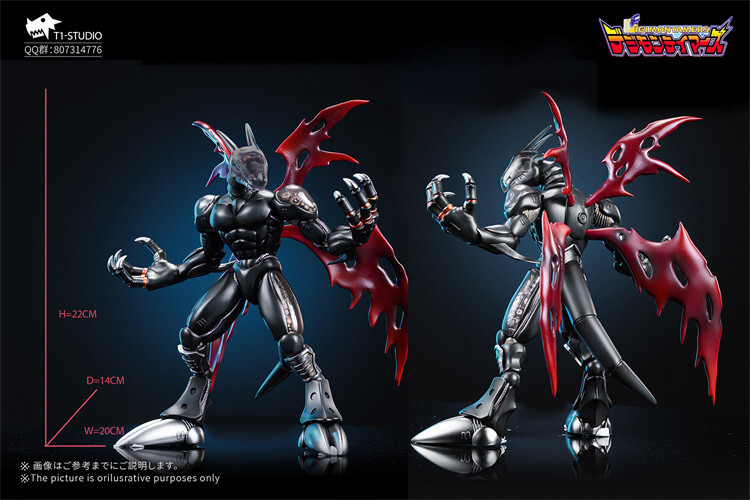 T1 Studio Digimon Cyberdramon Resin Statue In Stock H22cm