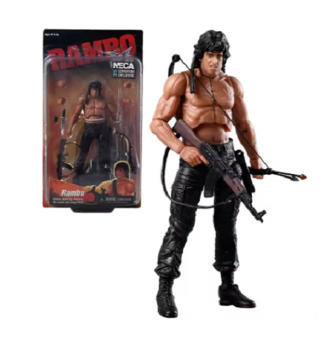 RAMBO NECA ACTION FIGURE 16 CM CON SCATOLA 🚛SPED.TRACCIATA GRATUITA - Foto 6 di 9