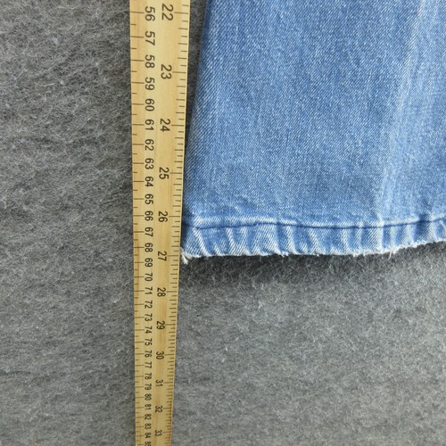 VTG Levis Jeans Mens 32x27 Blue 684 Bell Bottom 70s Orange Tab Talon Faded Denim - Picture 12 of 24