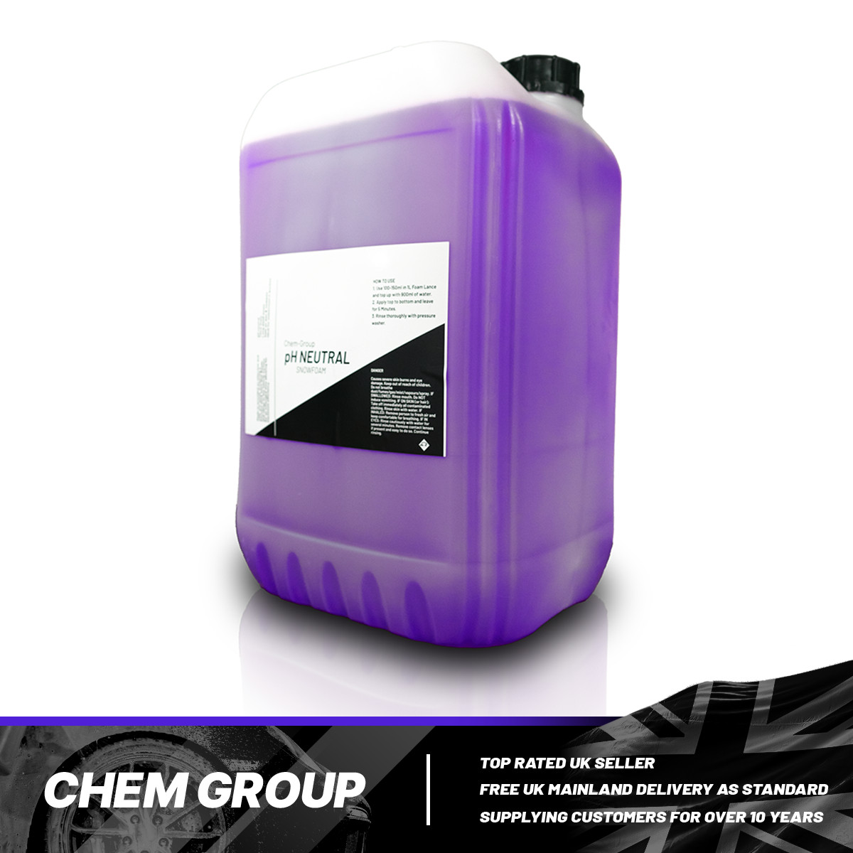Champú de espuma de nieve para automóvil con pH neutro Ultimate espuma de nieve gruesa 25L - BAYAS FORESTALES